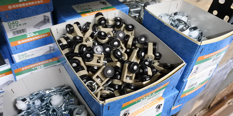 アイレット・グロメット、面ファスナー販売